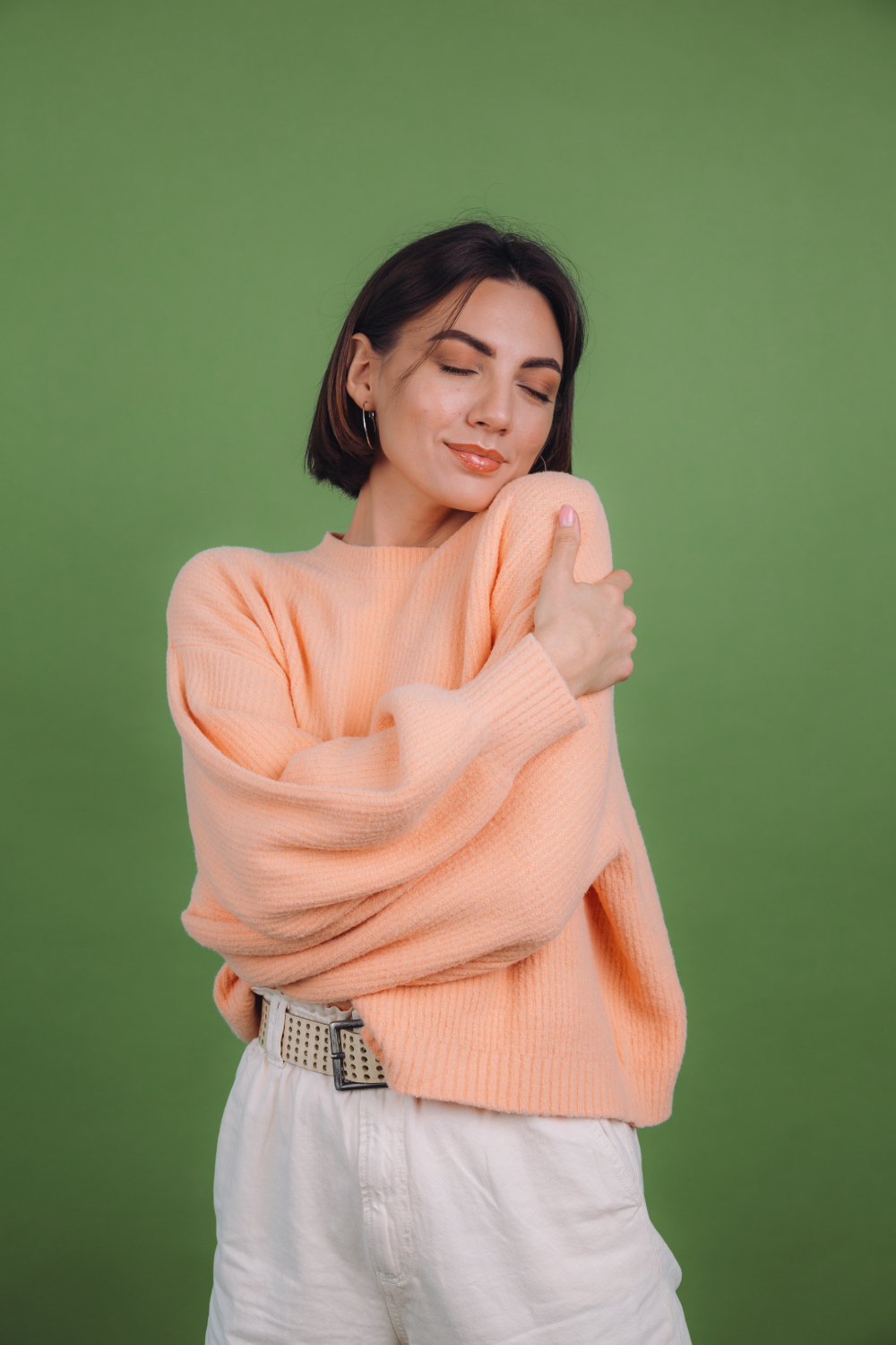 Woman in wellness pose